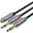 Unitek 2x3.5mm - 3.5mm M-F 0.2m