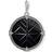 Thomas Sabo Vintage Coin Silver Charm Pendant w. White Zirconia (Y0011-508-11)