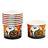 Paper Cup Neviti Graveyard Gathering Halloween Treat Tubs Orange 8-pack