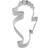 Birkmann Seahorse Cookie Cutter 9 cm