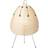 Vitra Akari 1AD Black/Beige Bordslampa 43cm