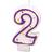 Amscan Cake Candles Number Light 2