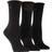 Calvin Klein Emma Roll Top Crew Socks 3-pack - Black