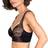 Miss Mary Lace Vision Bra with Jumper - Black