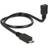 DeLock OTG USB Micro-B-USB Micro-B 2.0 M-F 0.4m