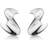 Mads Z Big Wave Earrings - Silver