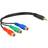 DeLock 3RCA-3.5mm M-F 0.2m