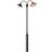 Konstsmide Vega 555-750 Twin Head Lamp Post 33cm