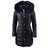 RockandBlue Beam Down Jacket - Black/Black (Faux Fur)