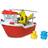 Green Toys Rescue Boat with Helicopter