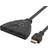 Deltaco HDMI-3HDMI 2.0 M-F 0.5m