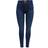 Only Onlpaola HW Skinny Fit Jeans - Dark Blue Denim