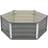 vidaXL Raised Garden Bed Flower Box 18.1x50.8x46cm 50.8x129x46cm