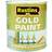 Rustins Quick Dry Gold Metal Paint, Wood Paint Gold 0.25L