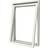 NorDan Ntech Aluminium Vridfönster 3-glasfönster 110x150cm