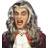 Widmann Vampire Wig Blk/White