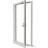 NorDan Ntech Aluminium Sidohängt fönster 3-glasfönster 80x200cm