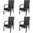 vidaXL 274351 4-pack Havestol