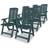 vidaXL 275070 6-pack Positionsstol, Havestol
