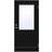 Swedoor Vänern Ytterdörr Klarglas S 9000-N V (90x210cm)