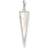 Thomas Sabo Charm Club Triangle Mother of Pearl Charm Pendant - Silver/Mother of Pearl