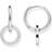 Thomas Sabo Circle Earrings - Silver/White