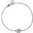 Edblad Stella Bracelet - Silver/Transparent