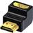 Procab Basic HDMI-HDMI M-F Angled Adapter