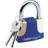 Draper Solid Brass 32mm Padlock 64164