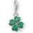 Thomas Sabo Charm Club Cloverleaf Charm - Silver/Green