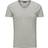 Jack & Jones Basic V-Neck Regular Fit T-shirt - Grey/Light Grey Melange