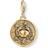 Thomas Sabo Charm Club Zodiac Sign Cancer Charm Pendant - Gold/White