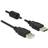 DeLock USB A-USB A 2.0 Ferrite Core 0.5m