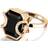 Efva Attling Little Magic Star Ring - Gold/Diamonds/Onyx