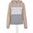 Urban Classics Color Block Sweat Pull Over Hoody - Lightrose/Grey/White