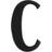 Miller 6906-C-SV-SB Letter C