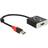 DeLock USB A-HDMI Ferrite M-F 0.2m