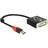 DeLock USB A-DVI Ferrite M-F 0.2m