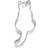 Birkmann Cat Sitting Utstickare 7 cm