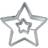 Städter Star in Star Udstikker 4 cm