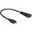 DeLock HDMI - Mini HDMI M-F 0.2m