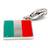 Ti Sento Charm - Silver/Red/Green