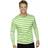 Smiffys Stripy T-Shirt Green