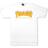 Thrasher Magazine Flame Camiseta Blanco - White