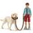 Schleich Walking with Labrador Retriever 42478