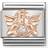 Nomination Classic Composable Family Angel Link Charm - Silver/Rose Gold/Transparent