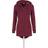 Urban Classics Sweat Parka - Burgundy