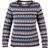 Fjällräven Ovik Folk Knit Sweater - Uncle Blue