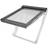 Velux MK04 GPU 0068 Aluminium Överkantshängt 3-glasfönster 78x98cm