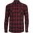 Urban Classics Checked Flanell Overhemd - Black/Burgundy